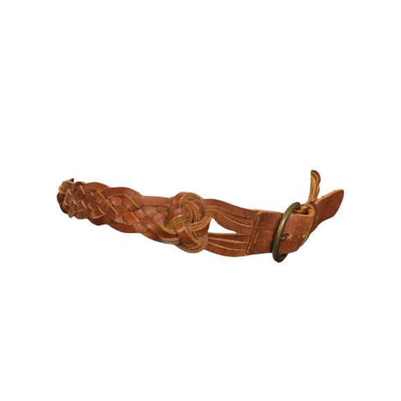 abercrombie vintage braided leather belt